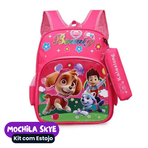 mochila infantil patrulha canina