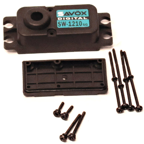 Savox SW-1210SG Top & Bottom Replacement Servo Case w/ 4 Screws