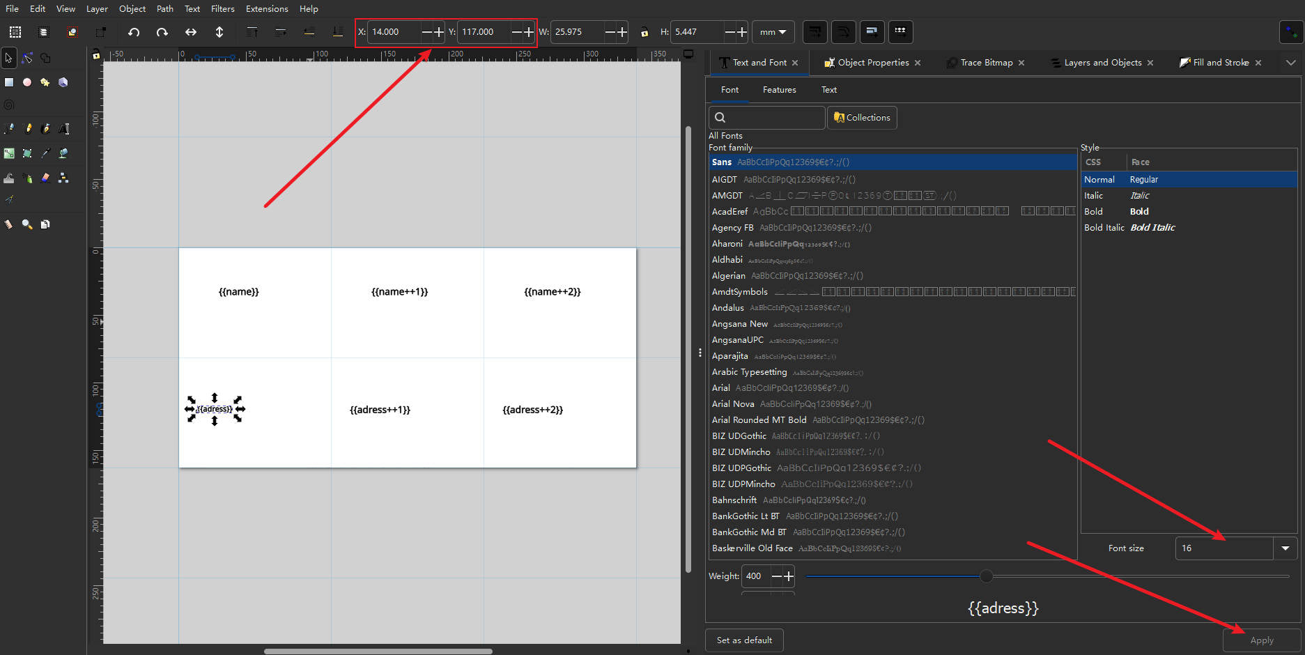 Create Your Handwriting Template in Inkscape