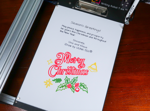 make a Christmas greeting card
