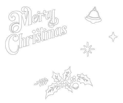 make a Christmas greeting card