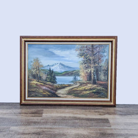 Image of Framed Landscape Painting