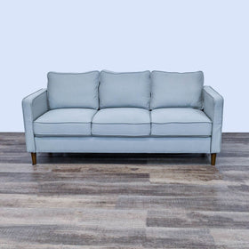 Image of Compact Contemporary Gray Sofa