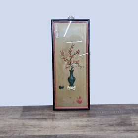 Image of Framed Vintage Chinese Jadeite Still Life