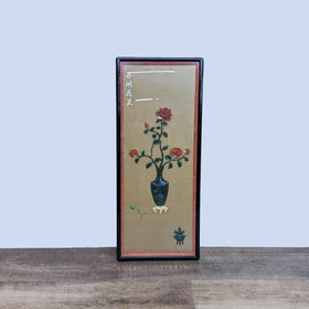 Image of Framed Vintage Chinese Jadeite Still Life