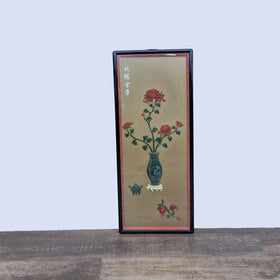 Image of Framed Vintage Chinese Jadeite Still Life