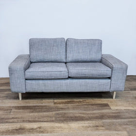 Image of IKEA Gray Modern Compact Sofa