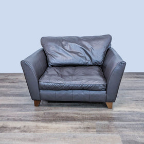 Image of Marks & Spencer Leather Contemporary Lounge Chair
