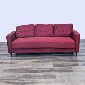 Image of Zinus Compact Red Sofa
