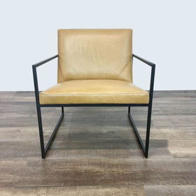 Image of Room & Board Novato Leather Modern Armchair