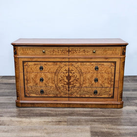 Image of Elegant Napoletano 8 Drawer Wood Dresser