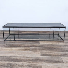Image of Industrial Style Metal Coffee Table