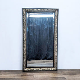 Image of World Market Rectangle Mirror With Carved Detailing