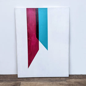 Image of Abstract Geometric Art On Canvas