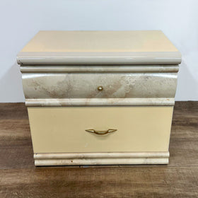 Image of Italian Two Drawer Nightstand