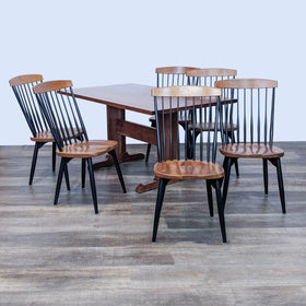 Image of 7-Piece Traditional Dining Set by W.A. Mitchell Cabinetmakers