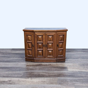 Image of Vintage Marble Top Sideboard