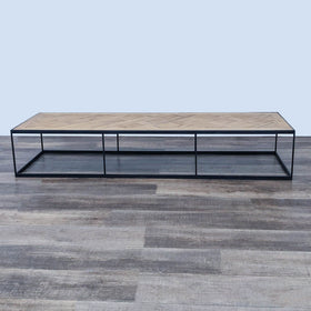 Image of Parquet Top Coffee Table