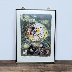 Image of Framed Abstract Painting