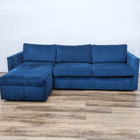 Image of West Elm Modern Compact Harris Sectional With Chaise