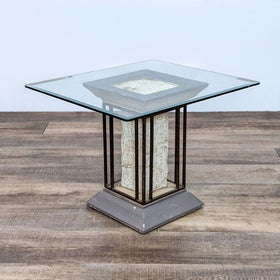Image of Faux Stone End Table