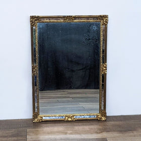 Image of Vintage Belgian Gold Framed Mirror