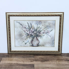 Image of Framed  Arnold Iger 'Fresco Floral No. IV’