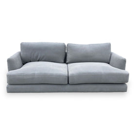 Image of West Elm Contemporary Gray Sofa