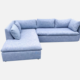 Image of West Elm Shelter 2 Piece Chaise Sectional