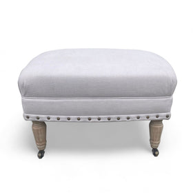 Image of Classic Upholstered Ottoman