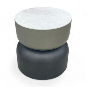 Image of CB2 Marble Top Side Table