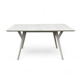 Image of West Elm Mid Century Expandable Wood Dining Table