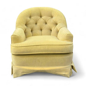 Image of Tufted Barrel Back Accent Chair