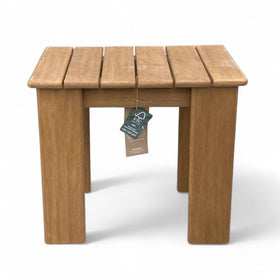 Image of West Elm Playa Wood Outdoor Side Table