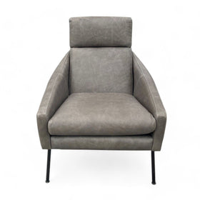 Image of Austin Leather Lounge Chair by West Elm