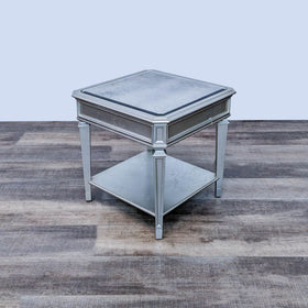 Image of Z Gallerie Mirrored Nightstand with Shelf