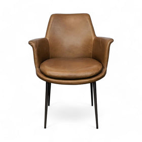Image of West Elm Finley Leather Arm Chair