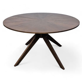 Image of Conan Modern Round Wood Dining Table by Article