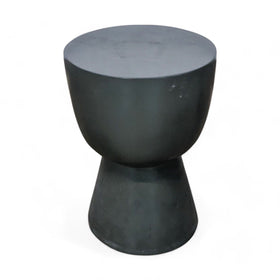 Image of Article Hendry Rosin Black Side Table