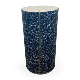 Image of Drum Accent Table with Brass Inlay