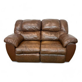 Image of n Leather Reclining Sofa
