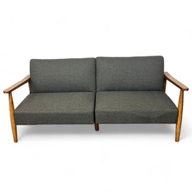 Image of Dorel Home ProductsGray Linen Contemporary/Modern Full Futon