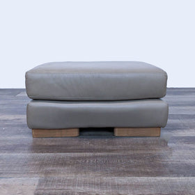 Image of Modern Leather Ottoman