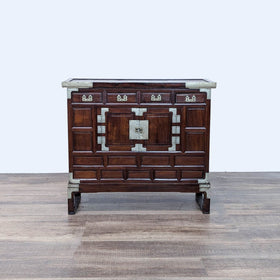 Image of Antique Decorative Korean Cabinet