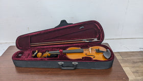 Image of Elegant 4/4 Full-Size Violin with Case - Ready to Play