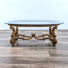 Image of Metal Base Coffee Table