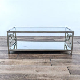 Image of Neiman Marcus Glass Top Coffee Table
