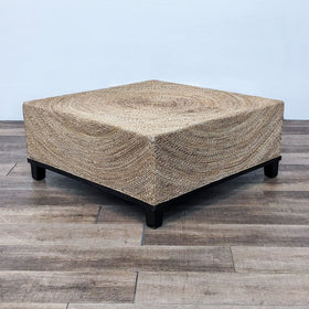 Image of Woven Coffee Table/Ottoman