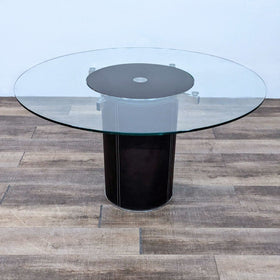 Image of Scandinavian Designs Lauss Dining Table with Built in Lazy Susan