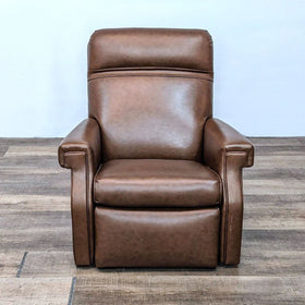 Image of Leather Transitional Recliner